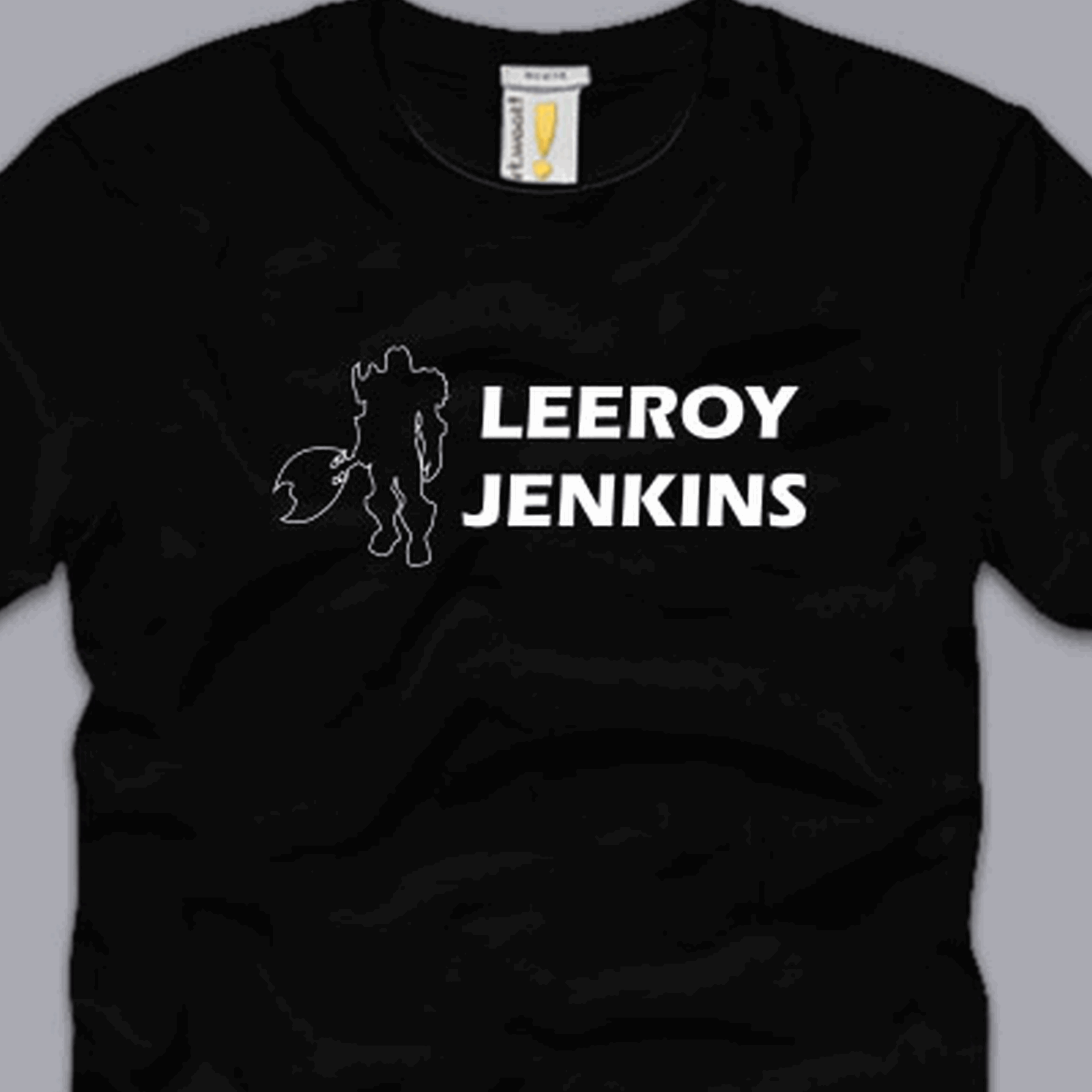 Leeroy Jenkins S M L Xl 2xl 3xl T Shirt Funny Geek Humor Nerdy Wow Rpg 